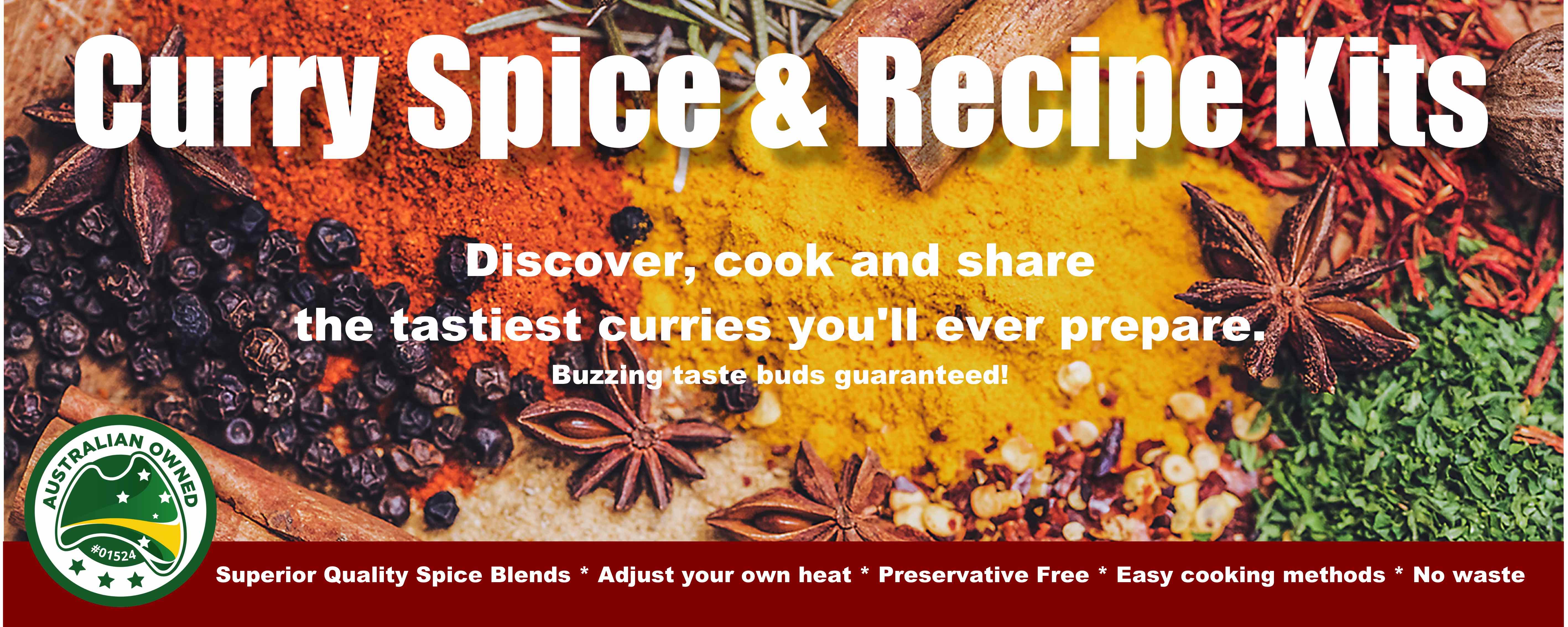 Curry Spice and Recipe Kits